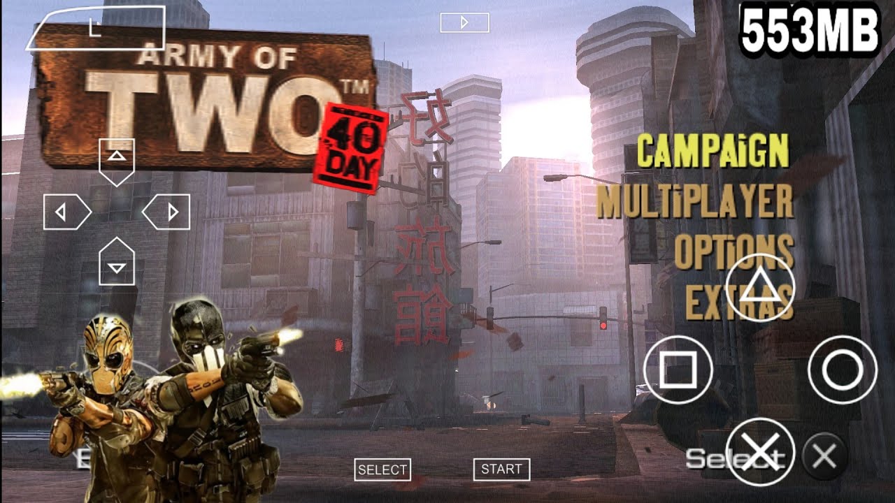 Army Of Two - The 40th Days PPSSPP ISO - Download Highly Compressed