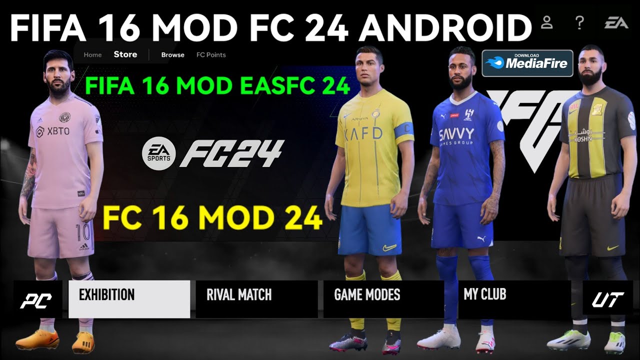 FIFA 16 Mod FIFA 24 APK OBB DATA Offline Download