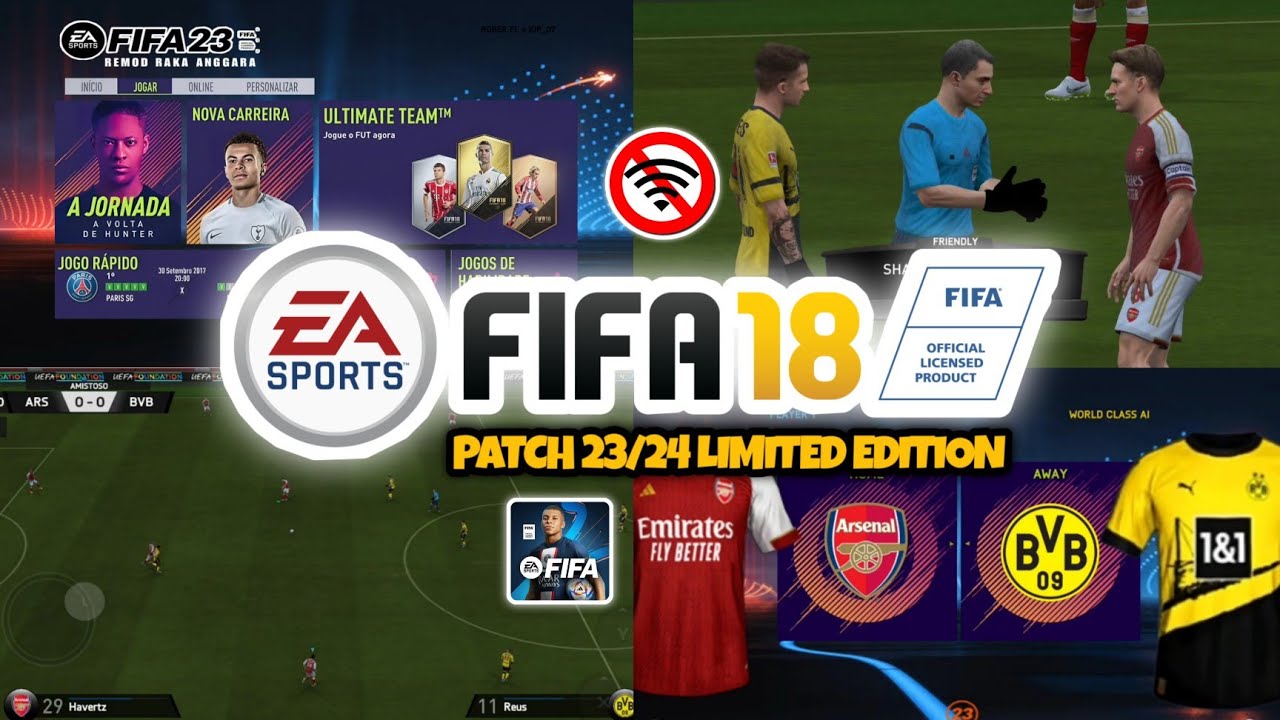 FIFA 18 Mod FIFA 24 APK OBB DATA Offline Android Download