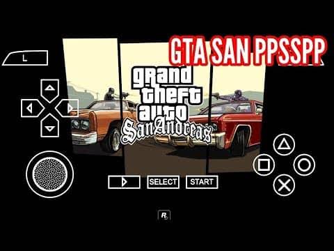 GTA San Andreas PPSSPP ISO Zip File Download For Android (GTA SA)