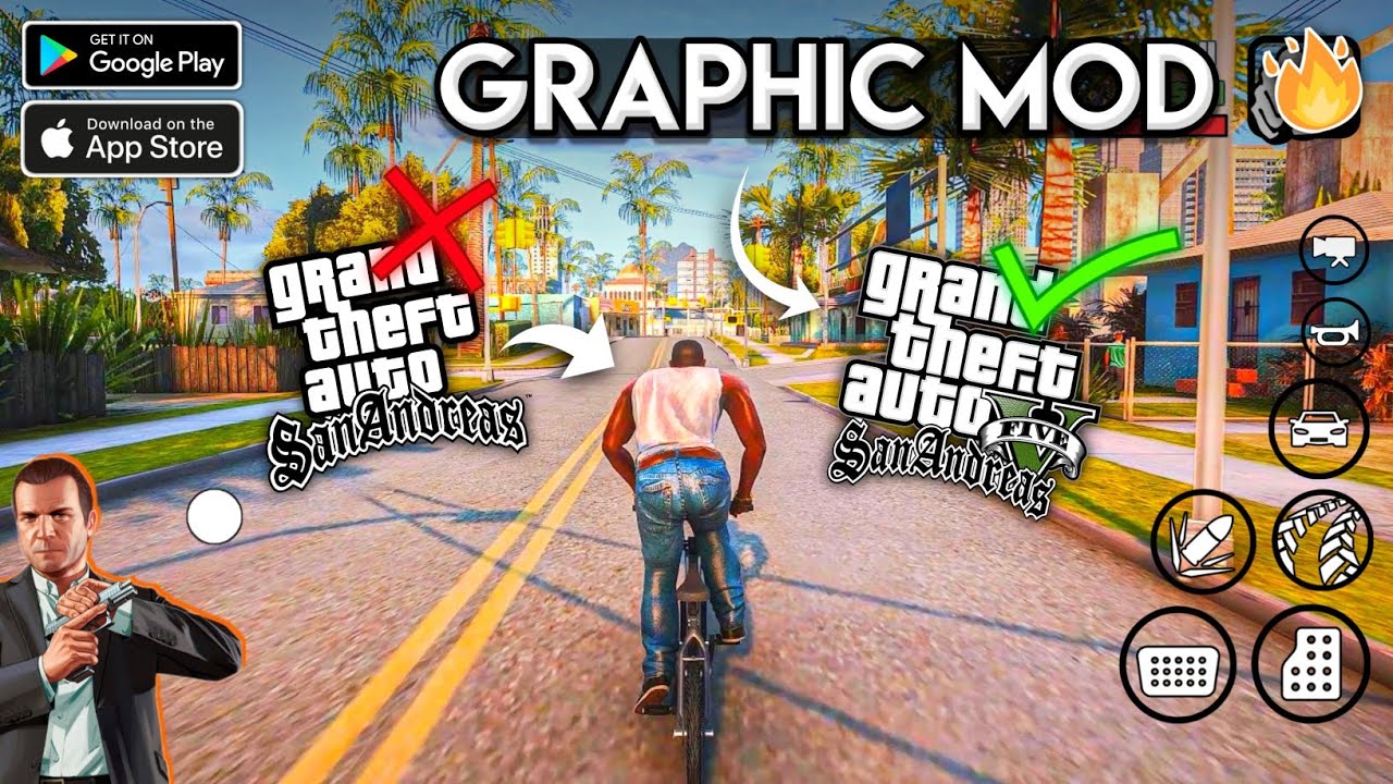 GTA SA Remastered Graphics for GTA 5 Apk Download For Android