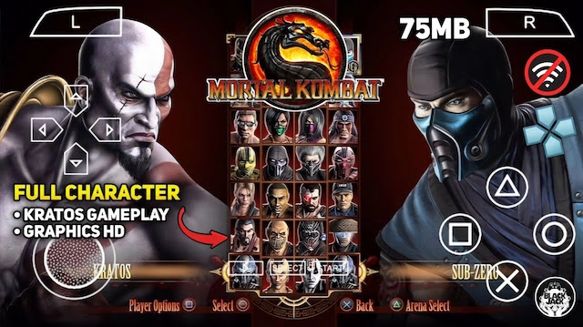 Mortal Kombat 9 PPSSPP ISO Zip File Download