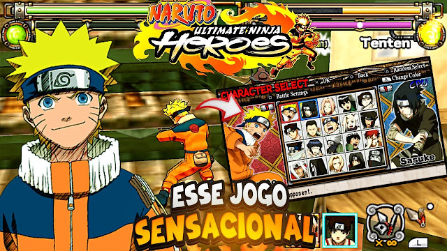 Naruto Shippuden Ultimate Ninja Heroes PPSSPP ISO - Download Highly Compressed