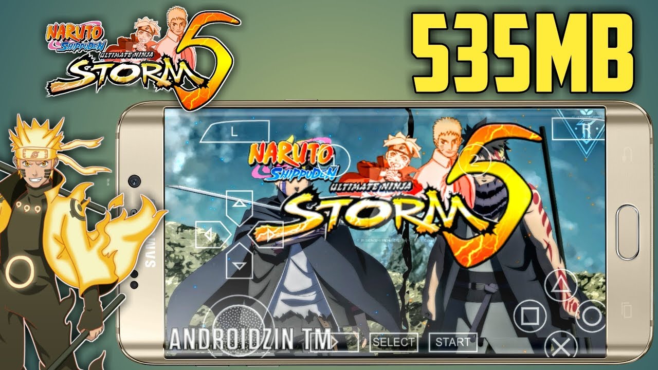Naruto Shippuden Ultimate Ninja Storm 5 PPSSPP ISO Zip File Download