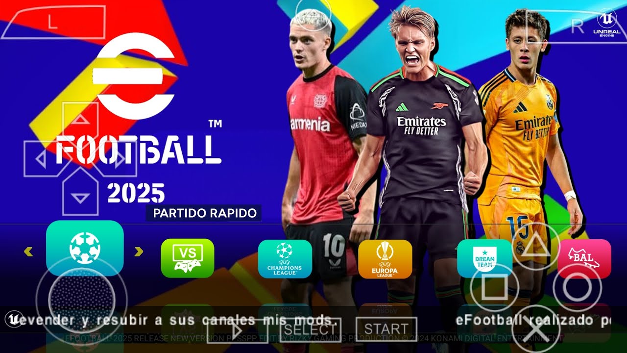 PES 2025 PPSSPP ISO (PES 25 PSP) Android Download - eFootball