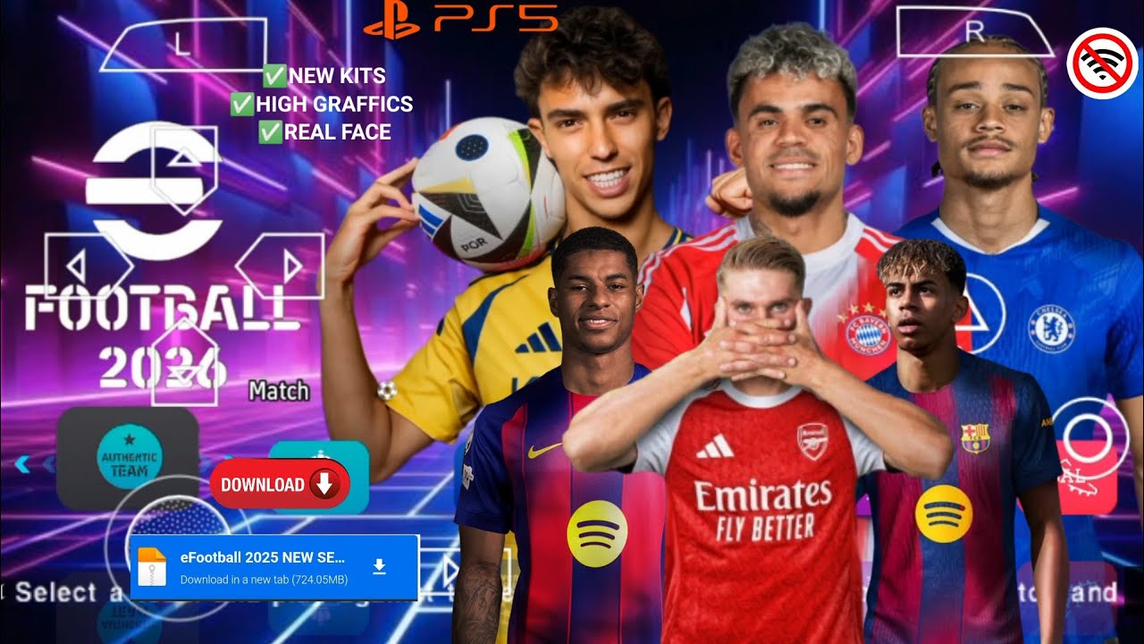 PES 2026 PPSSPP ISO (PES 26 PSP) Android Download - eFootball