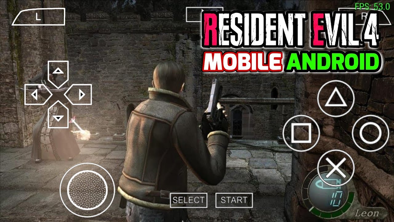 Resident Evil 4 PPSSPP ISO Zip File Download