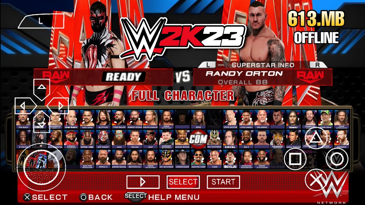 WWE 2K23 PPSSPP ISO - Download Highly Compressed
