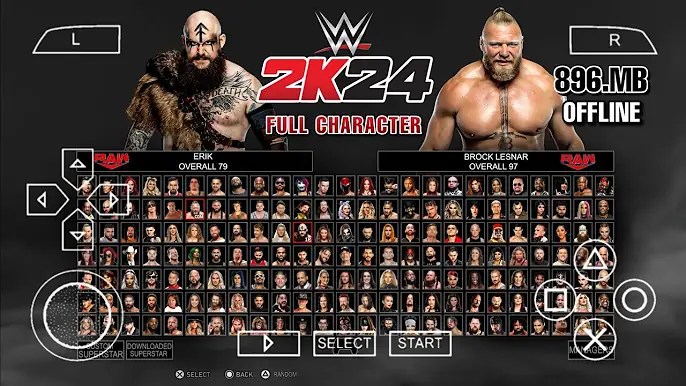WWE 2K24 PPSSPP ISO - Download Highly Compressed