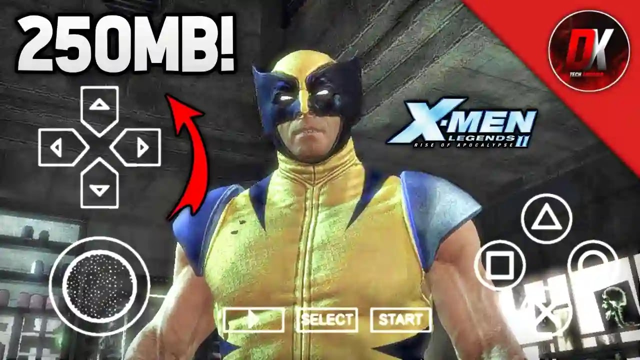 X-MEN Legends II Rise Of The Apocalypse PPSSPP ISO - Download Highly Compressed